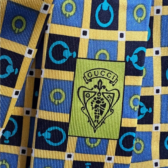 Men's "GUCCI" Silk Tie - Picture 4 of 5